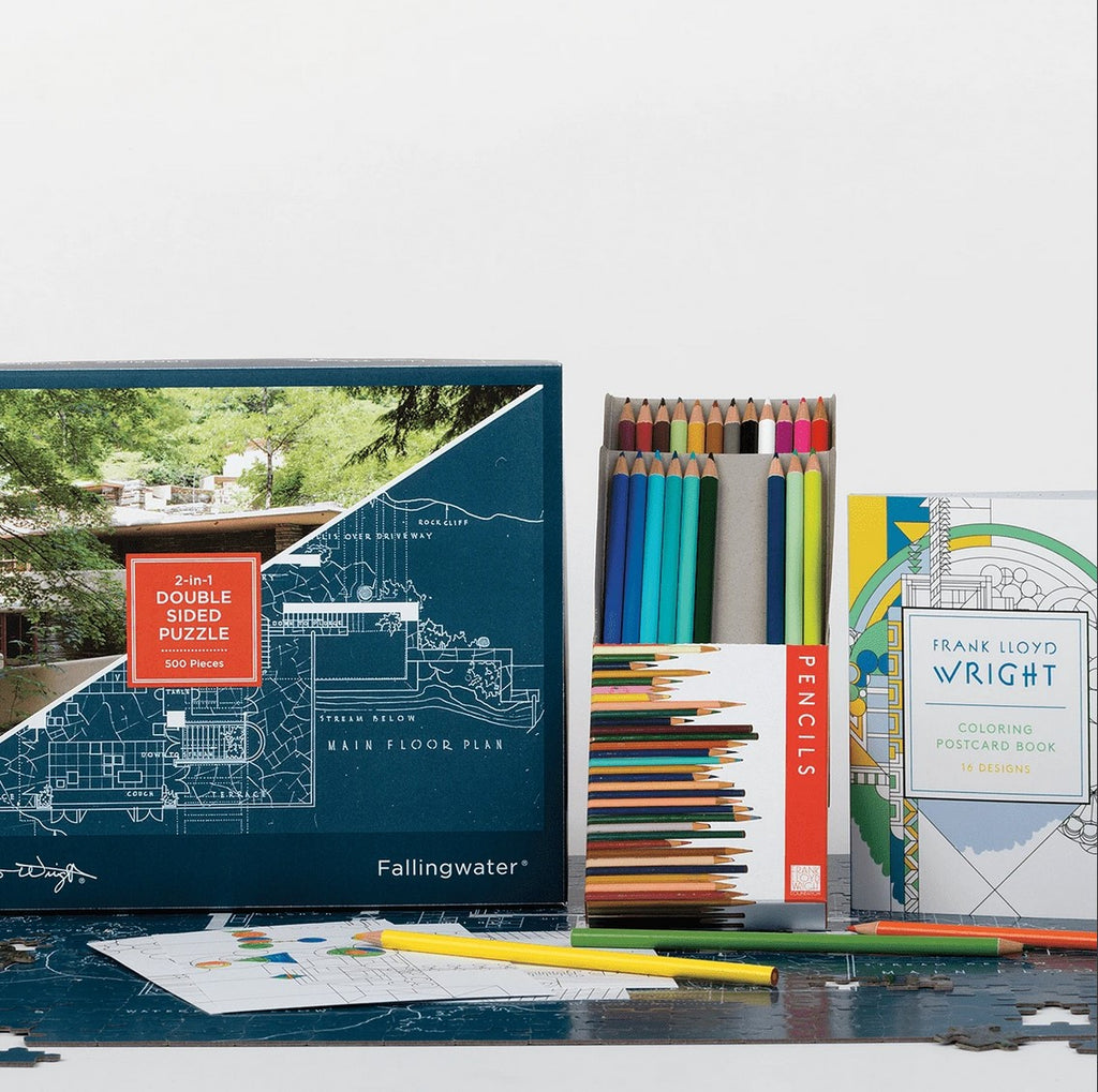 Frank Lloyd Wright Fallingwater 2-Sided Puzzle - 500 Piece