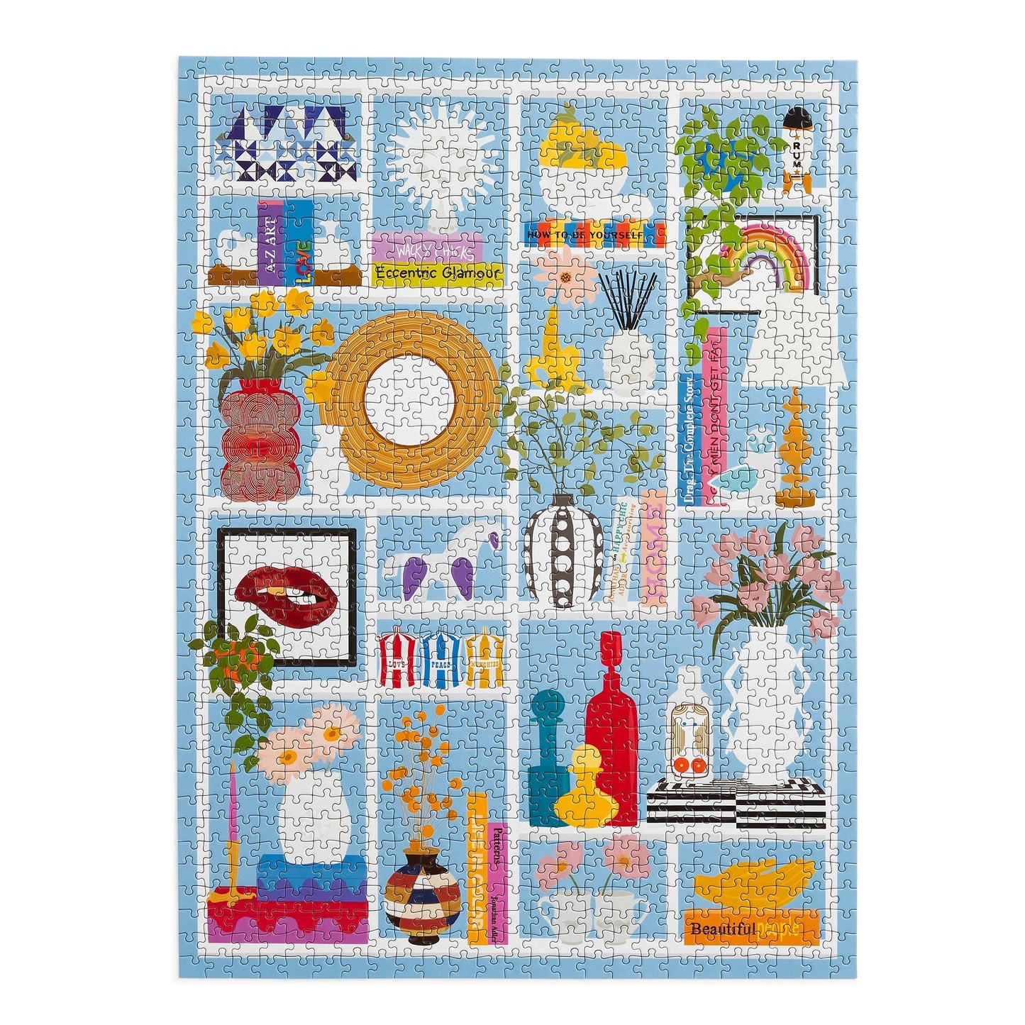 Galison 1000 Piece Jigsaw Puzzle - Jonathan Adler Shelfie