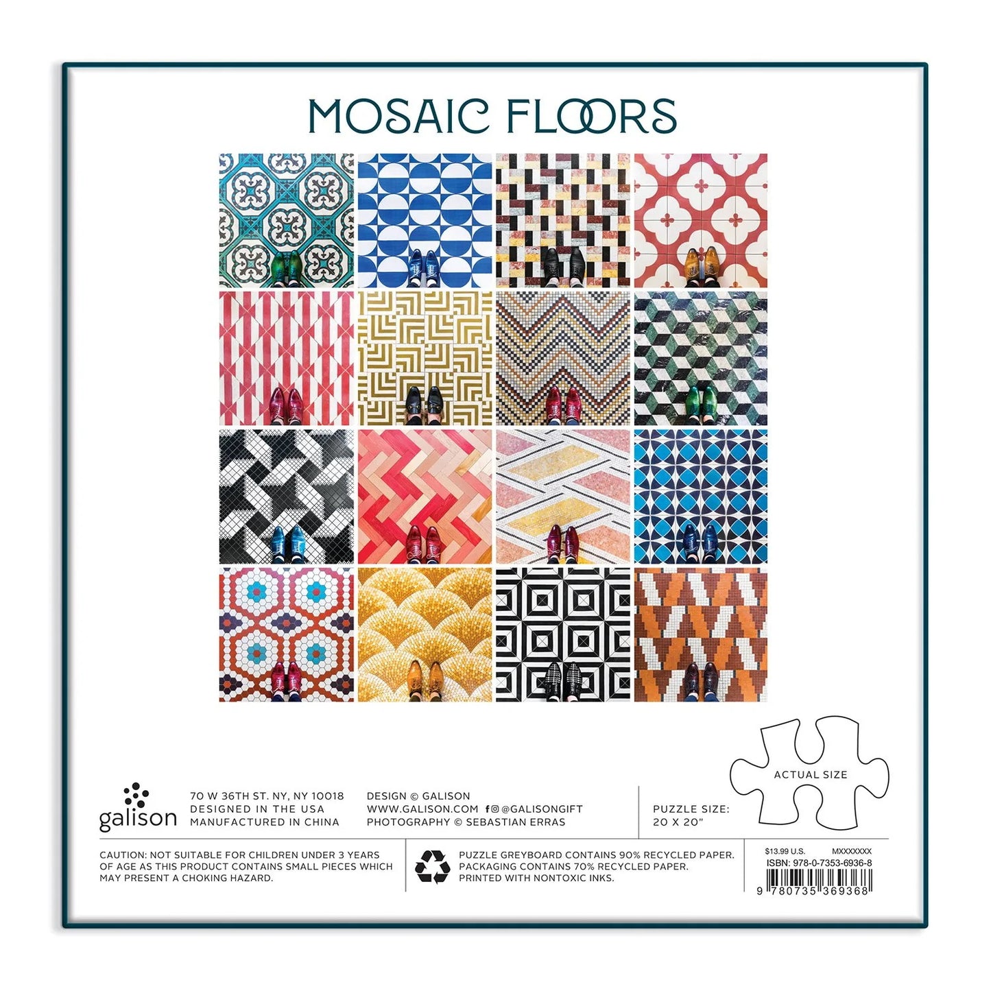 Mosaic Floors 500 Piece Jigsaw Puzzle