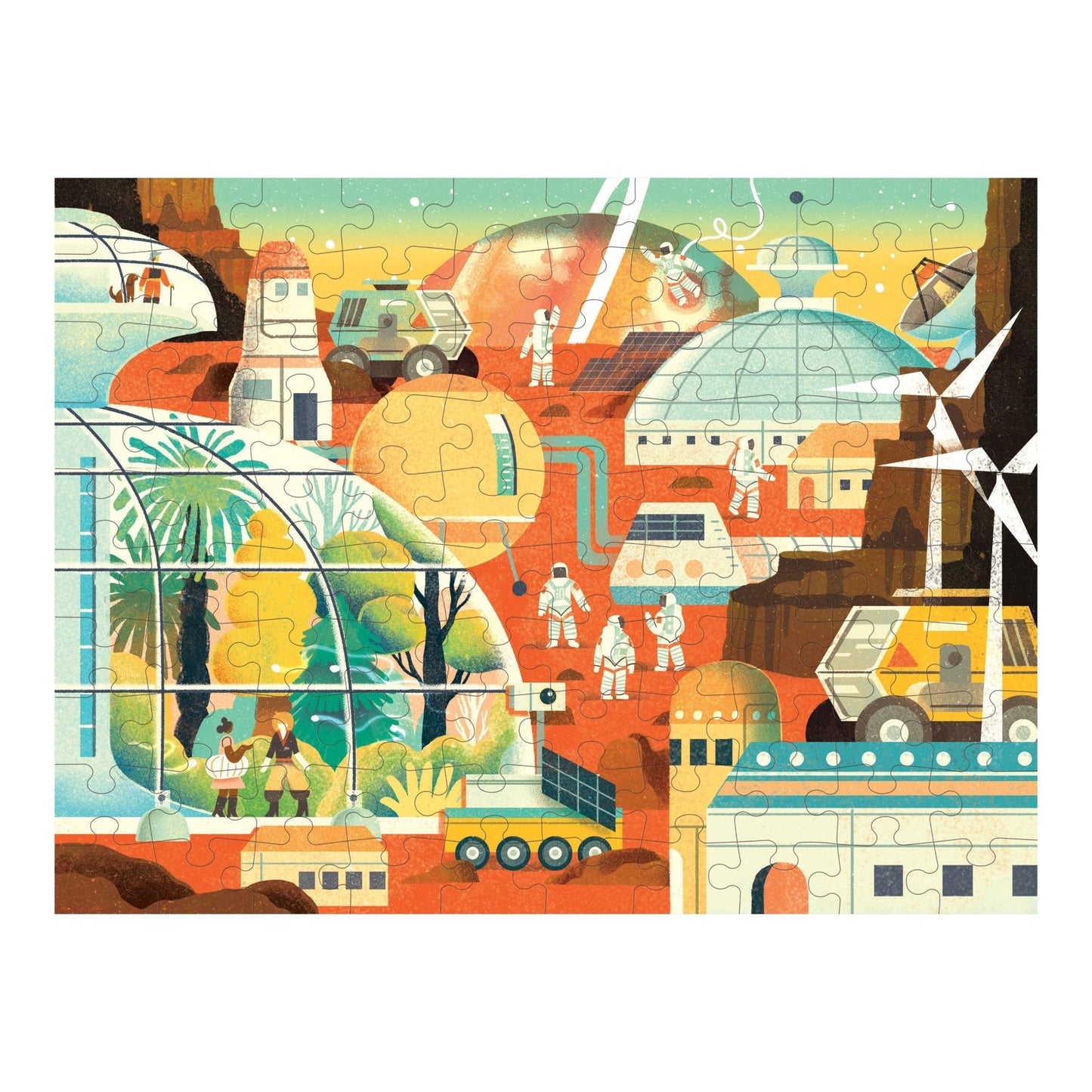 Mudpuppy 100 Piece Double-Sided Puzzle - Space Mission