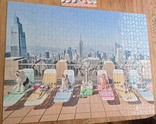 How to Tackle Large Areas of One Colour in a Jigsaw Puzzle
