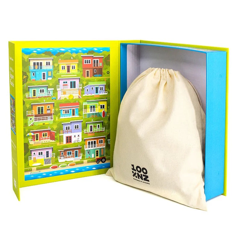 Artist Series: Kiwi Cribs & Baches 1000 Piece Jigsaw Puzzle