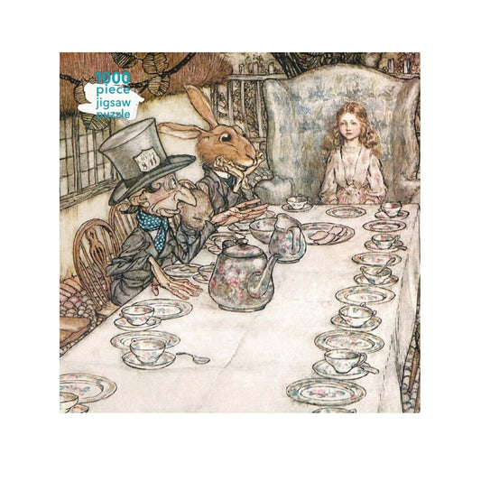 Arthur Rackham Alice in Wonderland Tea Party 1000 Piece Puzzle