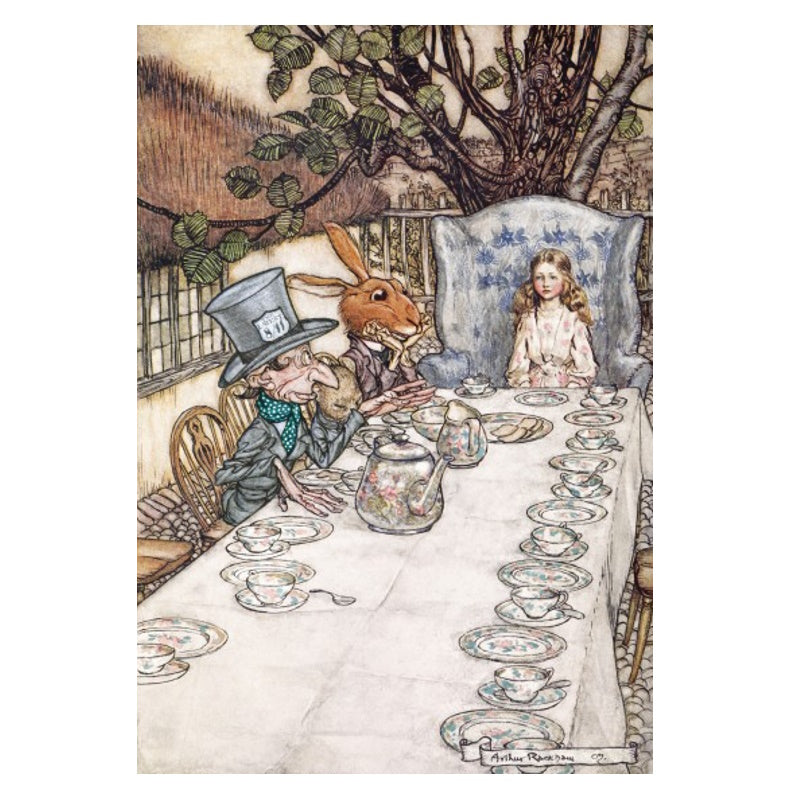 Arthur Rackham Alice in Wonderland Tea Party 1000 Piece Puzzle