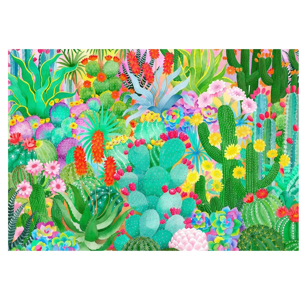 Bex Parkin Cactus Garden 1000 Piece Puzzle