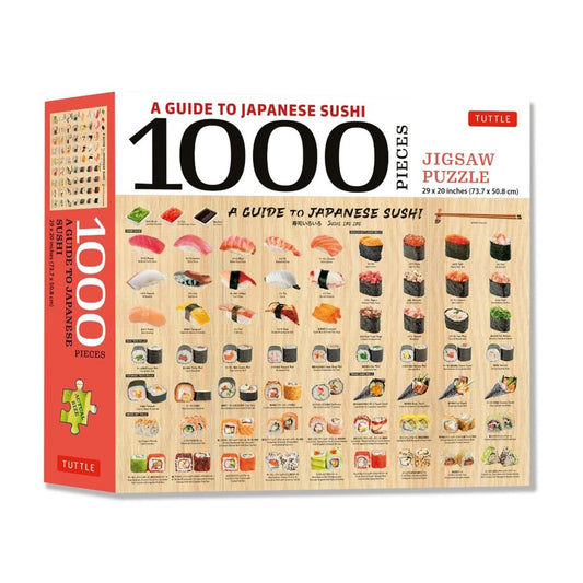 A Guide to Japanese Sushi 1000 Piece Puzzle