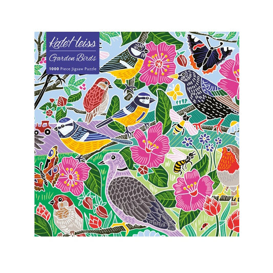 Kate Heiss Garden Birds 1000 Piece Puzzle