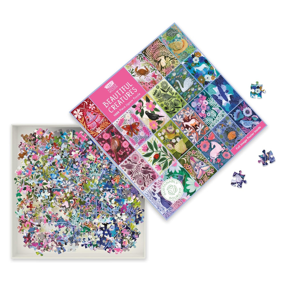 Lee Foster-Wilson: Beautiful Creatures 1000 Piece Puzzle