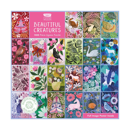 Lee Foster-Wilson: Beautiful Creatures 1000 Piece Puzzle