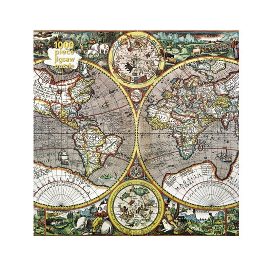 Pieter van den Keere: World Map 1000 Piece Puzzle