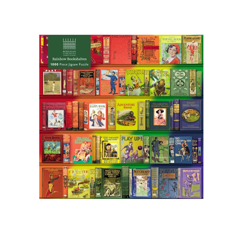 Bodleian Libraries Rainbow Bookshelves 1000 Piece Puzzle