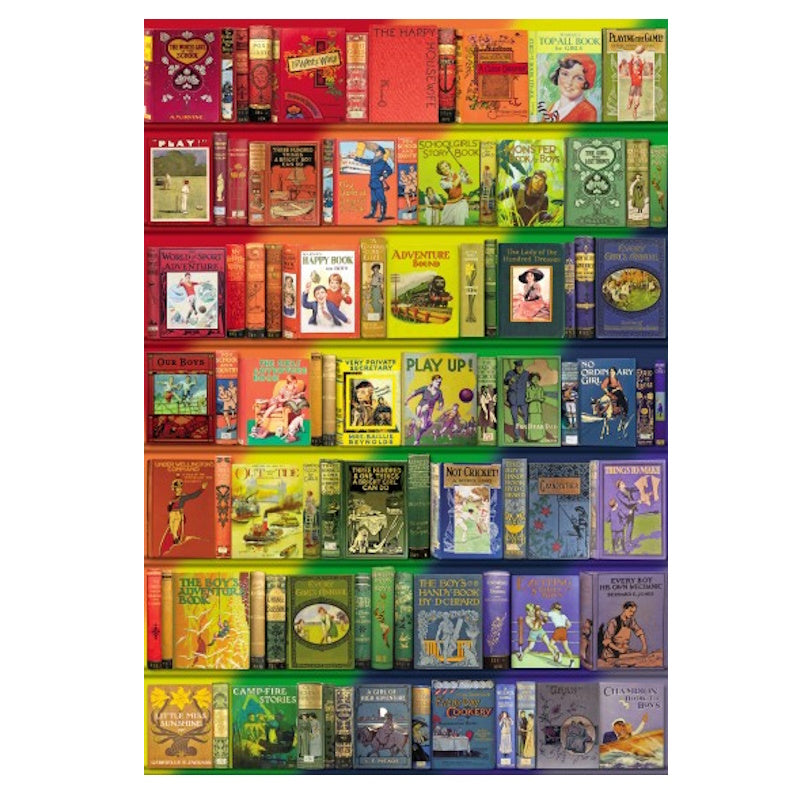 Bodleian Libraries Rainbow Bookshelves 1000 Piece Puzzle