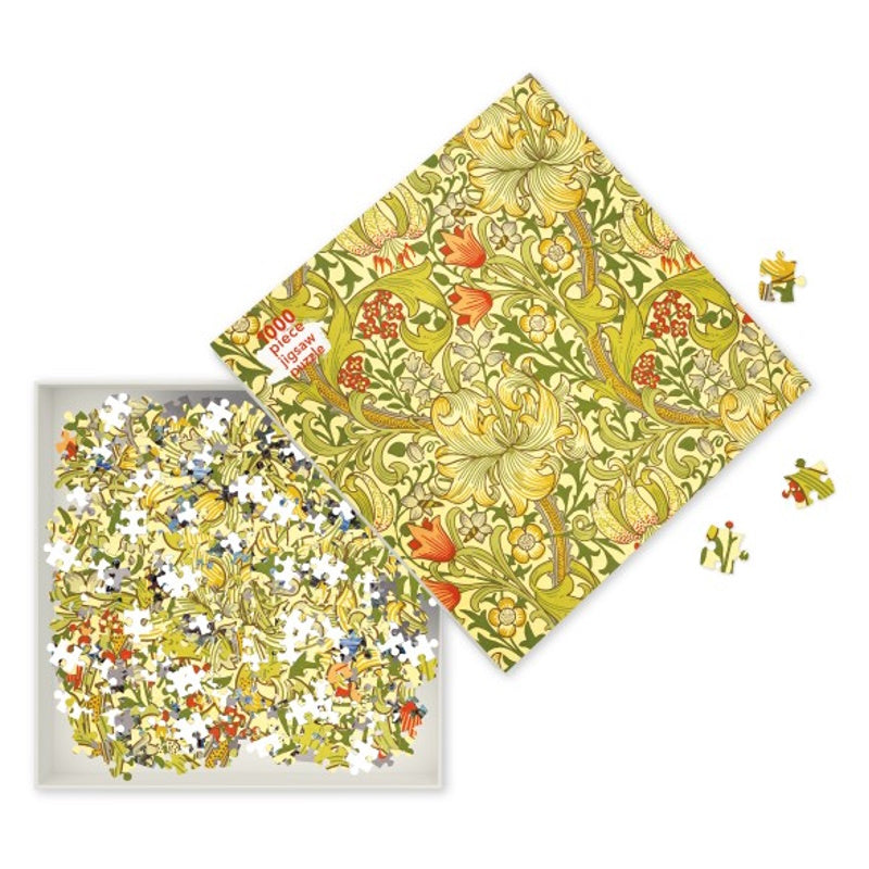 William Morris Gallery Golden Lily 1000 Piece Puzzle