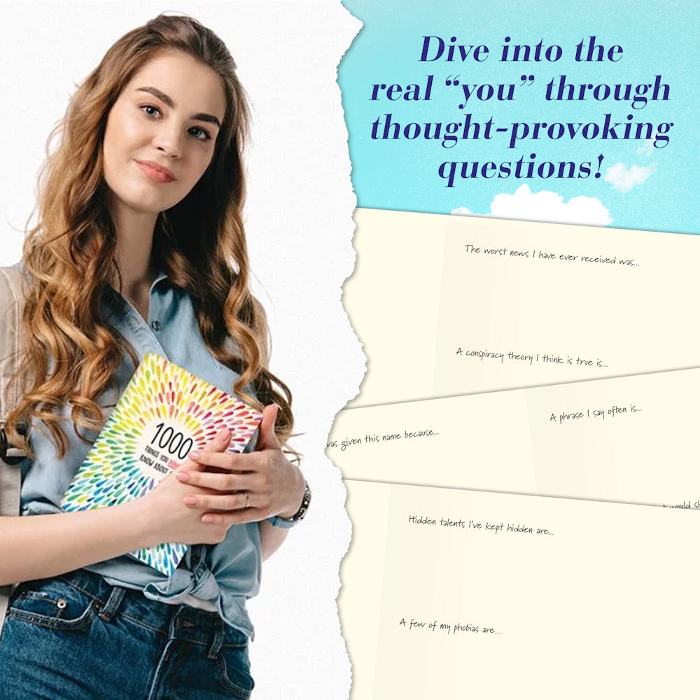 1000 Things You Don't Know About Me Journal