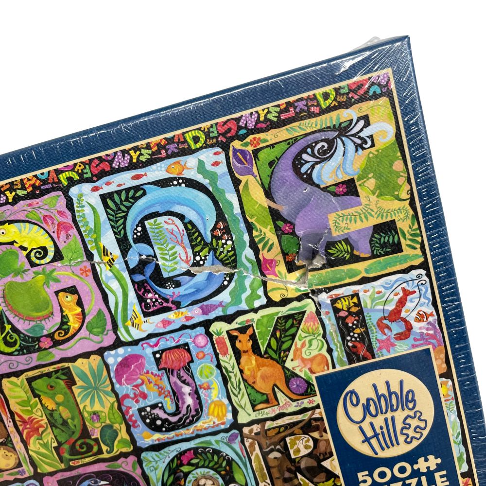 Cobble Hill 500 Piece Puzzle - A to Z (Damaged Box)