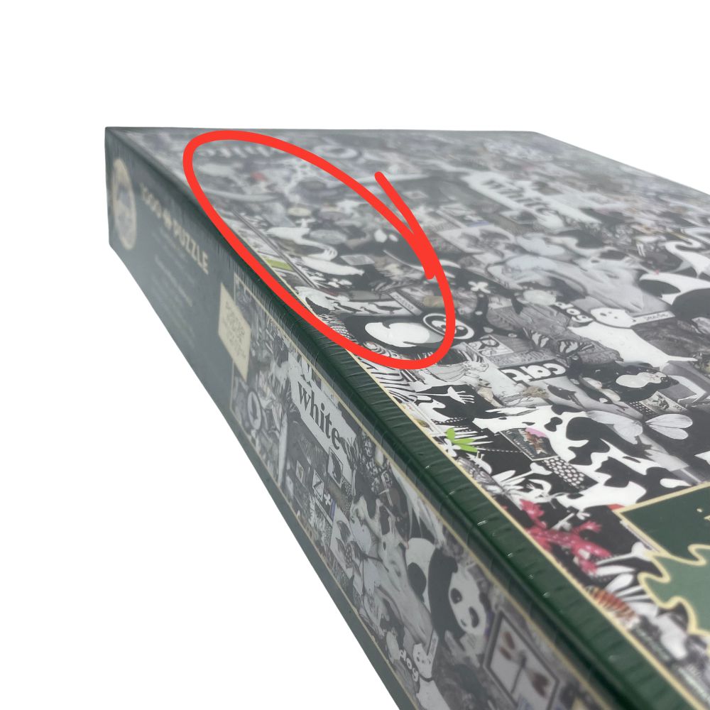 Cobble Hill 1000 Piece Puzzle - Black & White: Animals (Damaged Box)