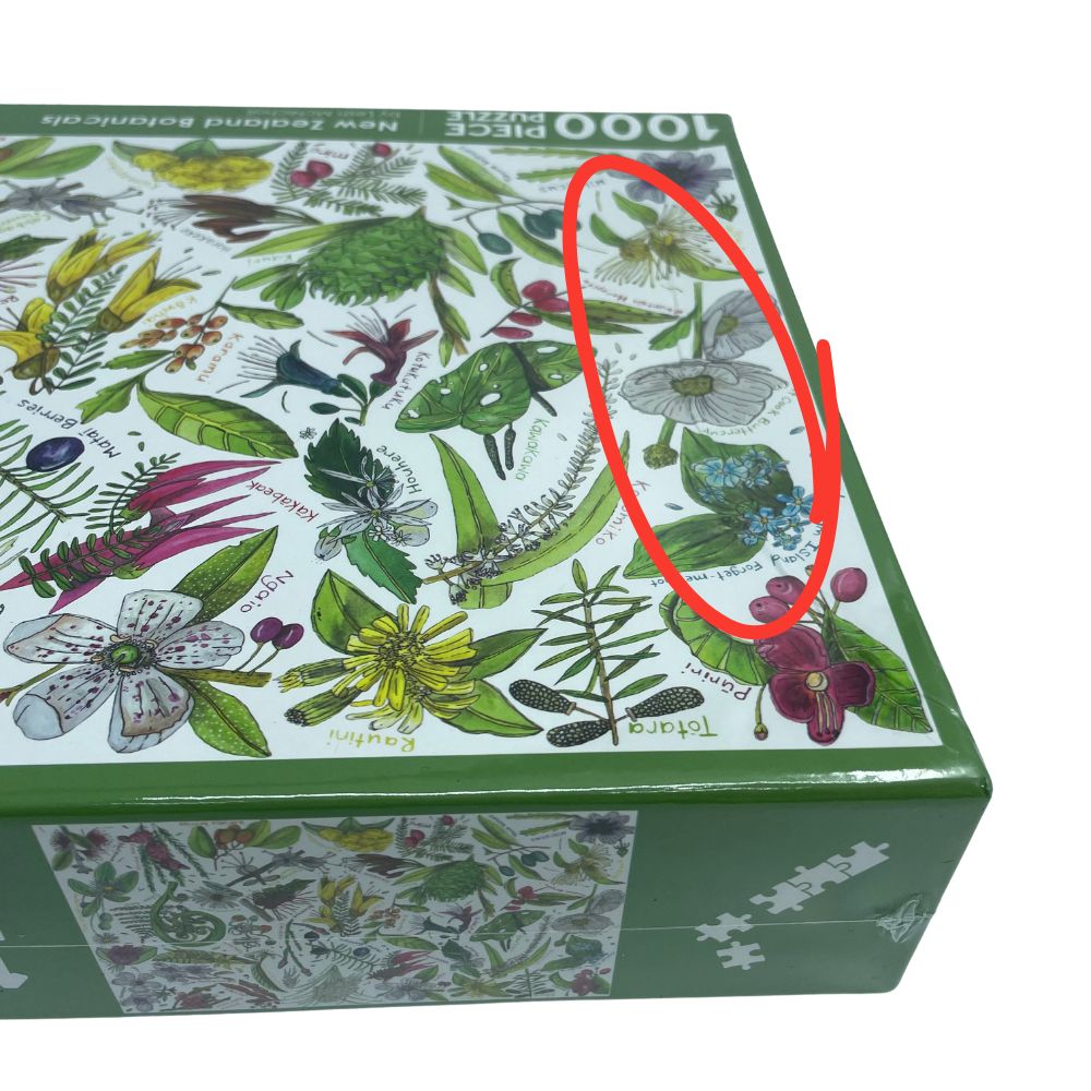 Puzzle Fix! 1000 Piece Puzzle - New Zealand Botanicals (Damaged Box)