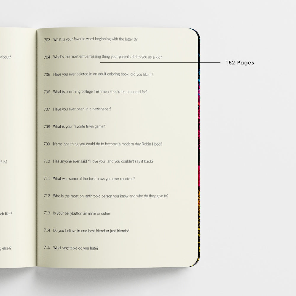 2000 Questions About Me Journal
