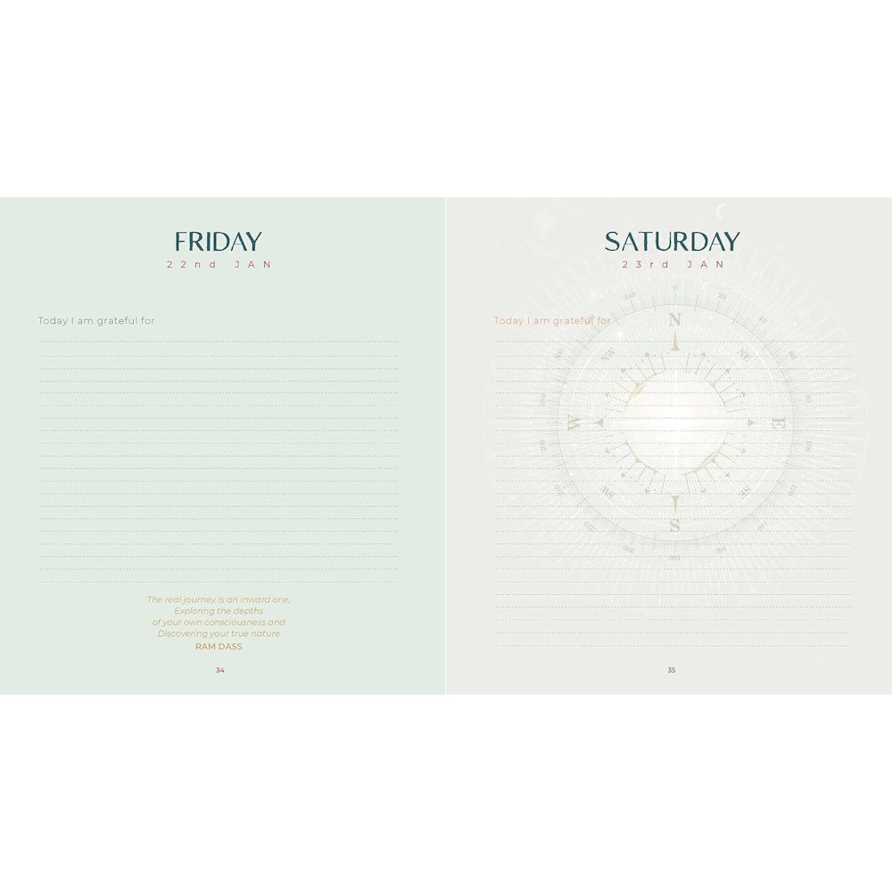 2027 Gratitude Diary & Daily Planner Calendar