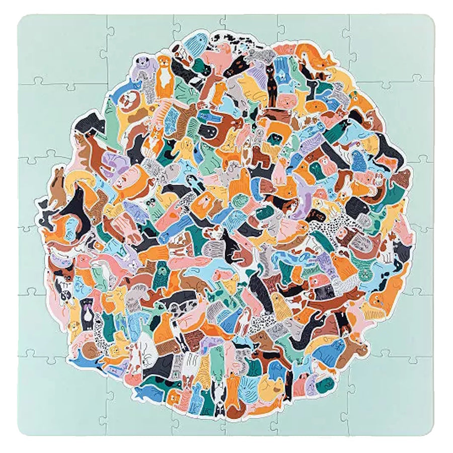 299 Dogs and a Cat: A Canine Cluster Puzzle
