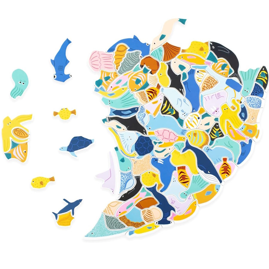 299 Fish and a Diver: An Aquatic Cluster Puzzle