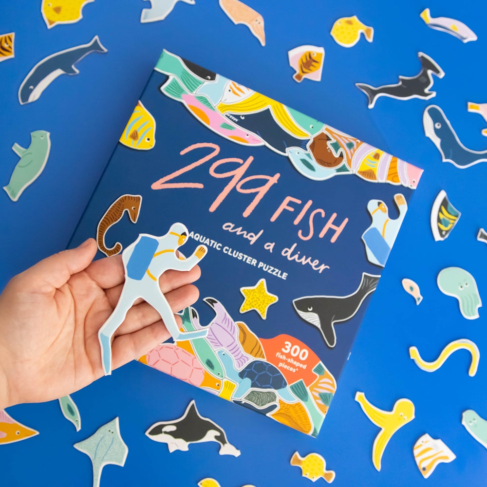299 Fish and a Diver: An Aquatic Cluster Puzzle