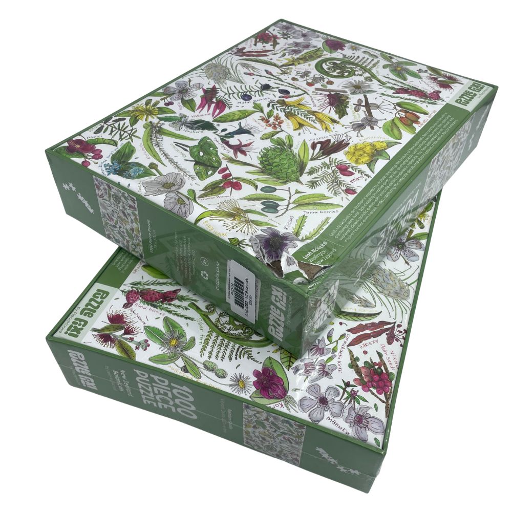 Puzzle Fix! 1000 Piece Puzzle - New Zealand Botanicals (Damaged Box)