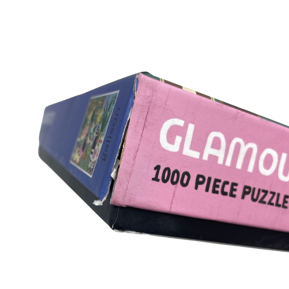 Galison 1000 Piece Puzzle - Glamour Cats (Damaged Box)