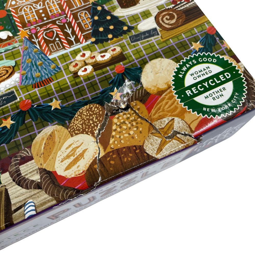 eeBoo 1000 Piece Puzzle - Holiday Bakery (Damaged Box)