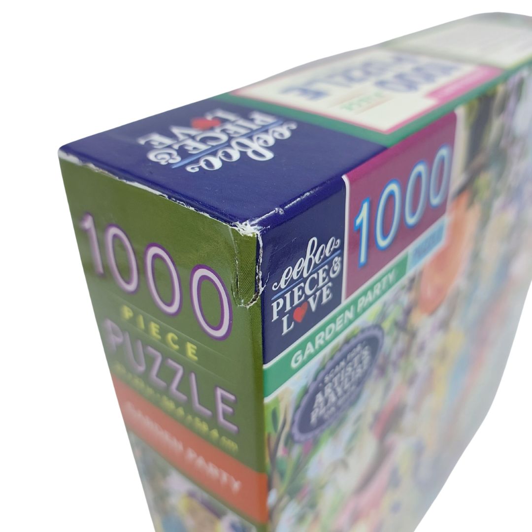 eeBoo 1000 Piece Puzzle - Garden Party (Damaged Box)