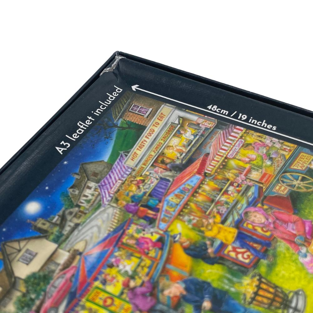 House of Puzzles BIG 500 Piece Puzzle - Village Fayre (Damaged Box)