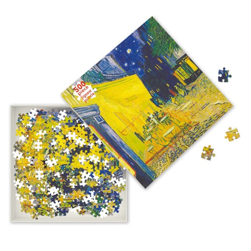 Van Gogh Café Terrace 500 Piece Puzzle – The Jigstore