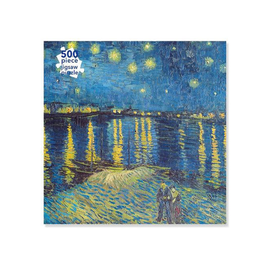 Van Gogh Starry Night over the Rhone 500 Piece Puzzle