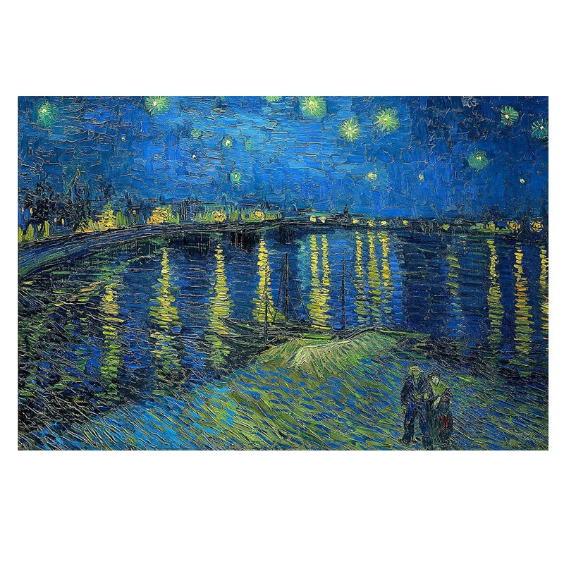 Van Gogh Starry Night over the Rhone 500 Piece Puzzle