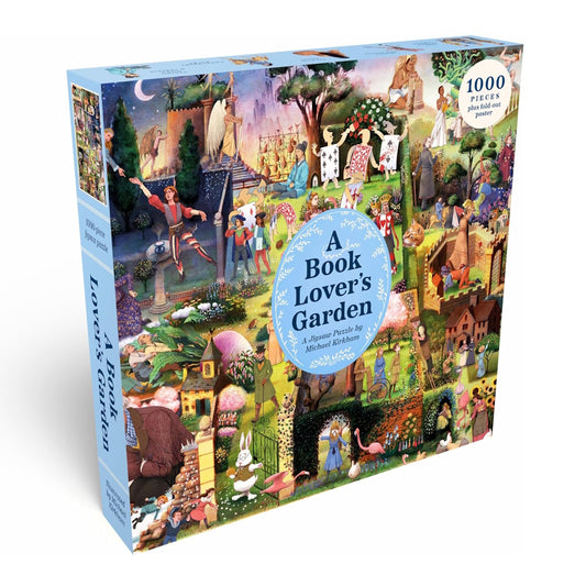 A Book Lover's Garden 1000 Piece Puzzle