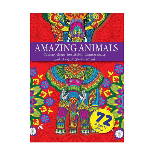 Mindfulness Colouring Book - Amazing Animals