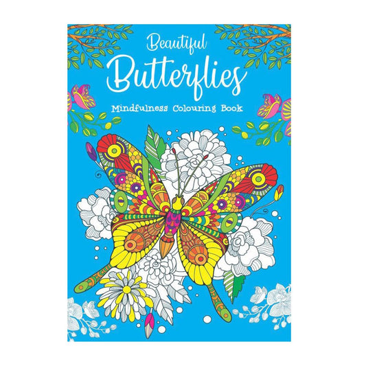 Mindfulness Colouring Book - Beautiful Butterflies