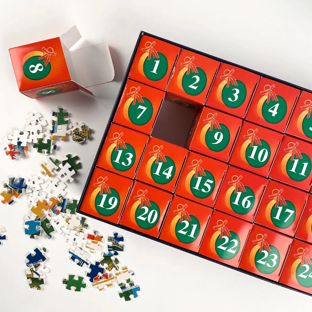 Advent Calendar Puzzle - Landmarks Lit for Christmas