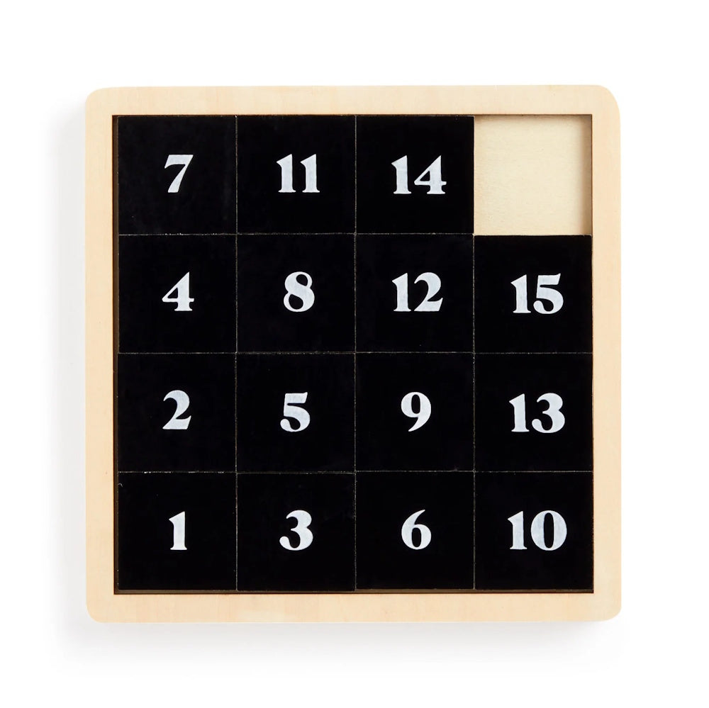 Andy Warhol Flowers 2-in-1 Sliding Wood Puzzle