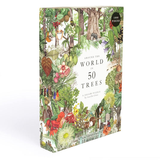 Around the World in 50 Trees 1000 Piece Puzzle