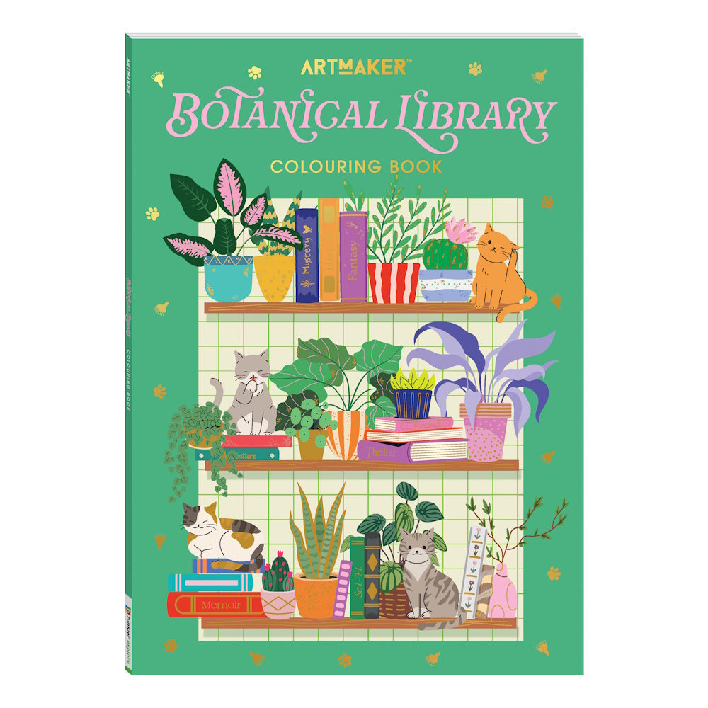 Art Maker Colouring Book - Botanical Library