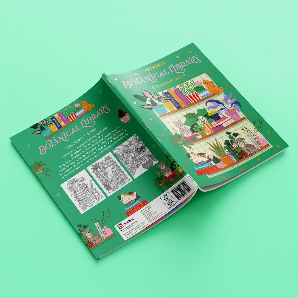 Art Maker Colouring Book - Botanical Library
