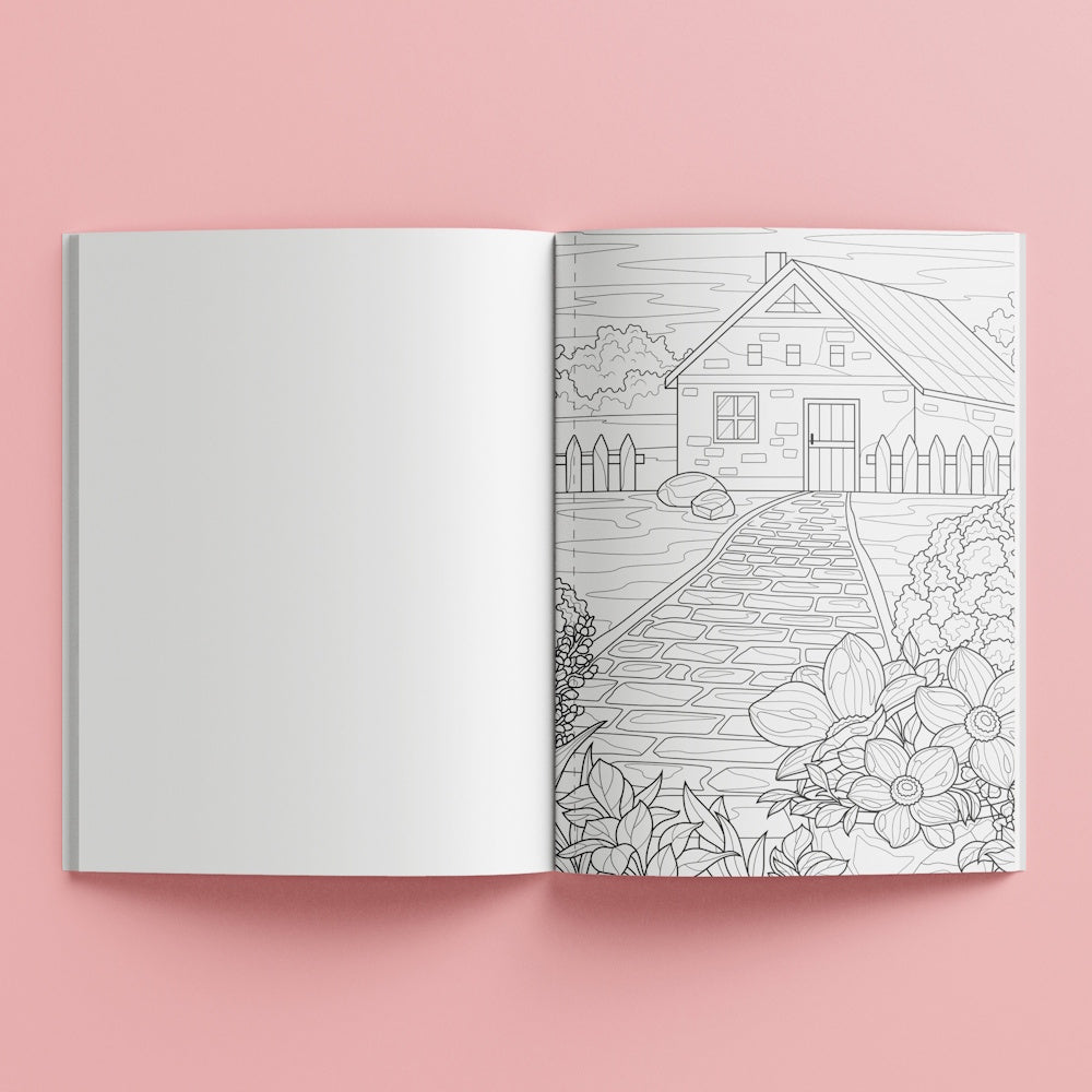 Art Maker Colouring Book - Cottagecore – The Jigstore