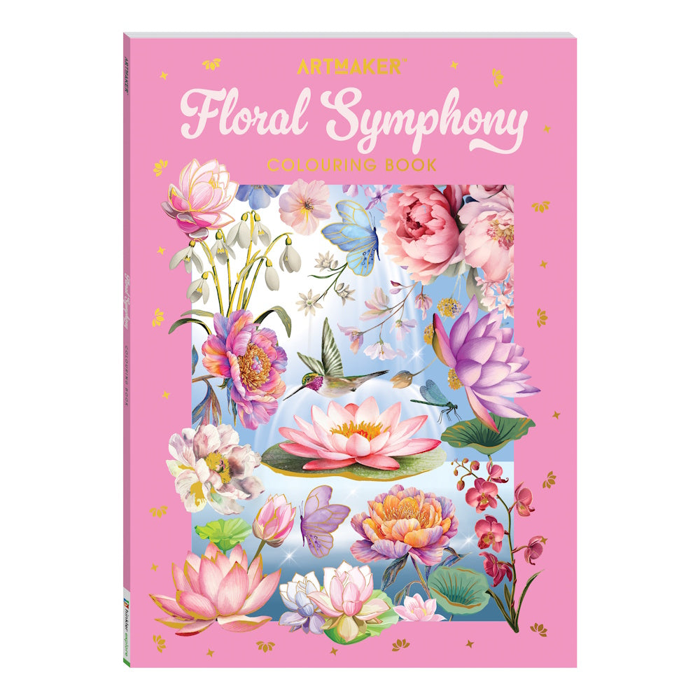 Art Maker Colouring Book - Floral Symphony