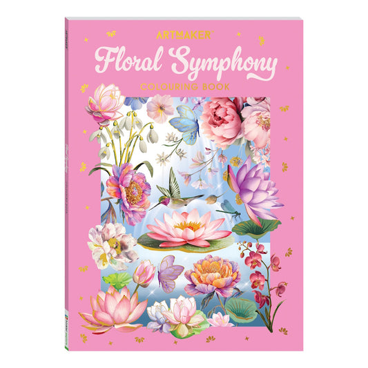 Art Maker Colouring Book - Floral Symphony