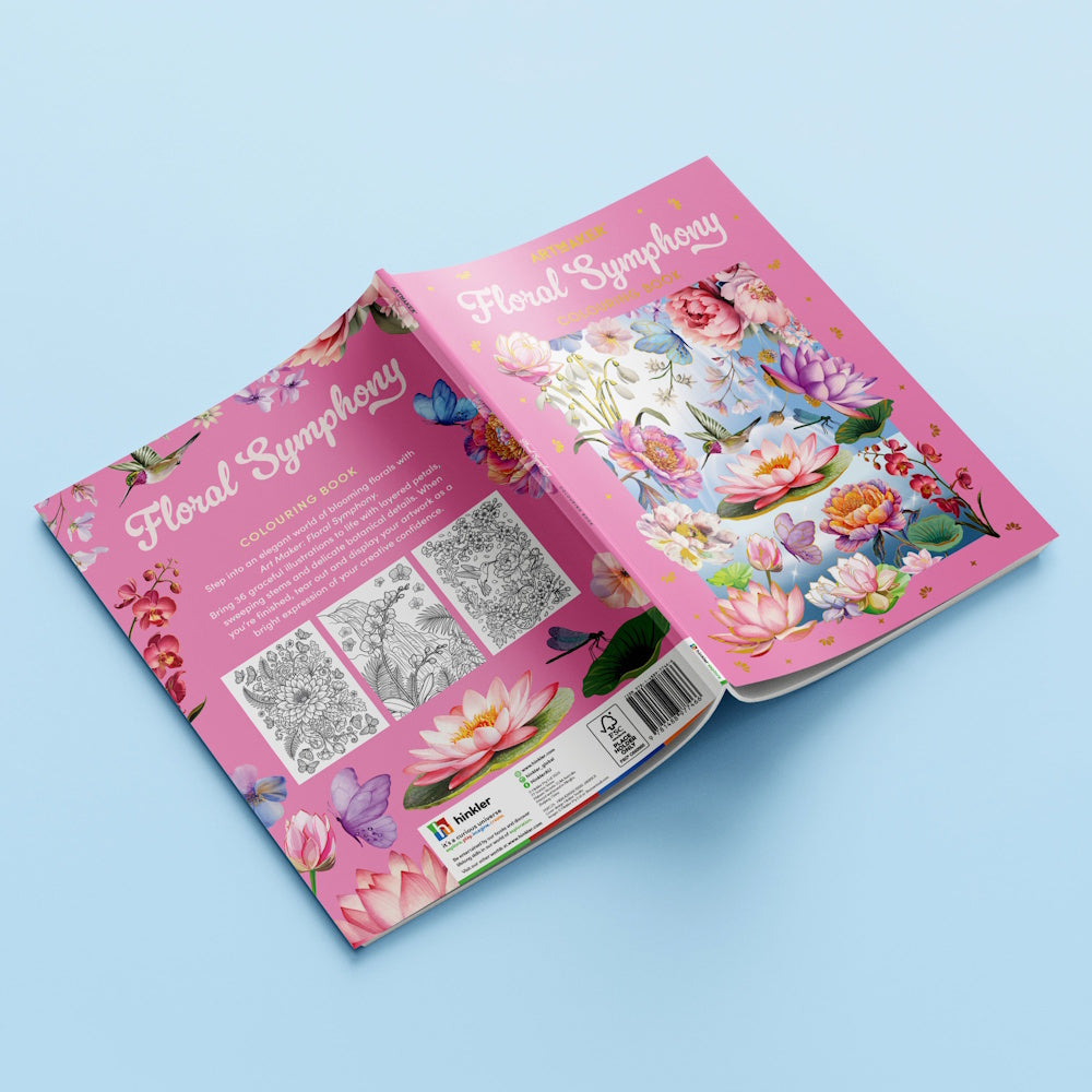 Art Maker Colouring Book - Floral Symphony