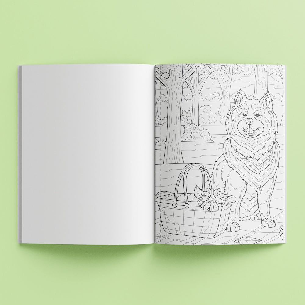 Art Maker Colouring Book - Walk in the Park