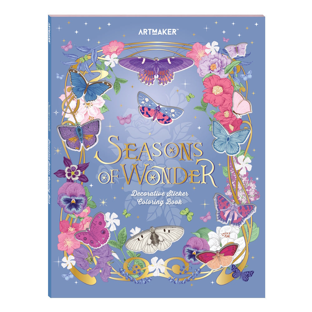 Art Maker Decorative Sticker Colouring Book - Seasons of Wonder