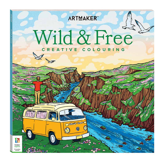 Art Maker Creative Colouring Book - Wild & Free