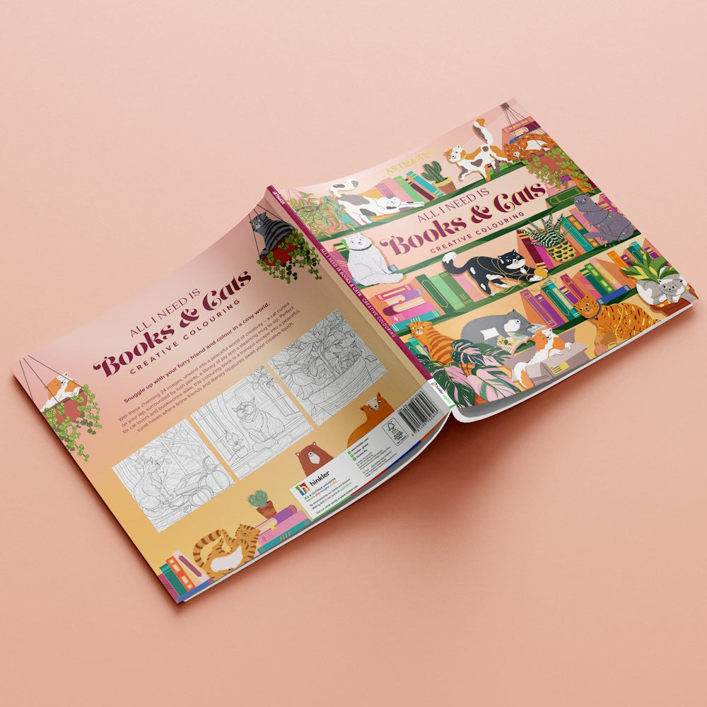 Art Maker Creative Colouring - Books & Cats